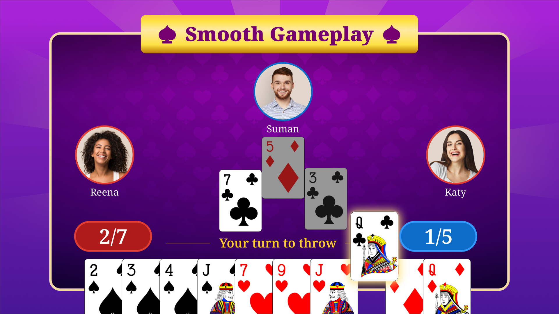 اسکرین شات 3 بازی Spades