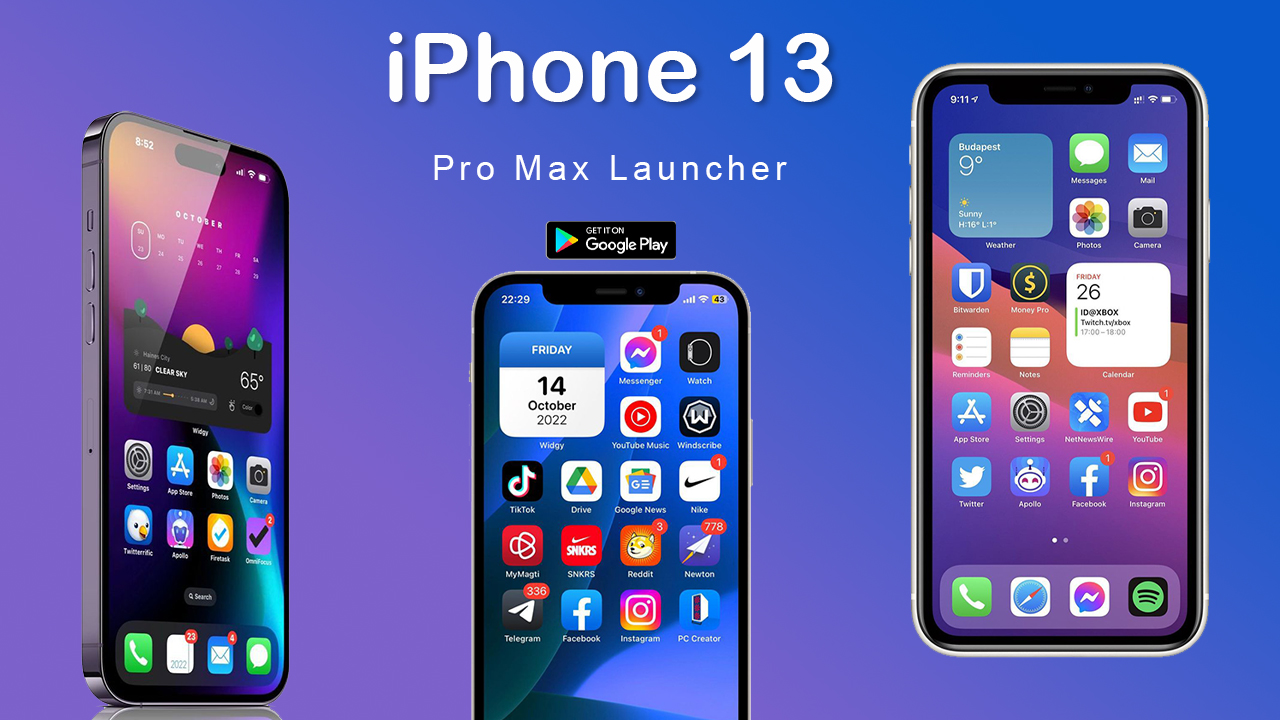 اسکرین شات 2 برنامه iphone 13 Pro Max Launcher
