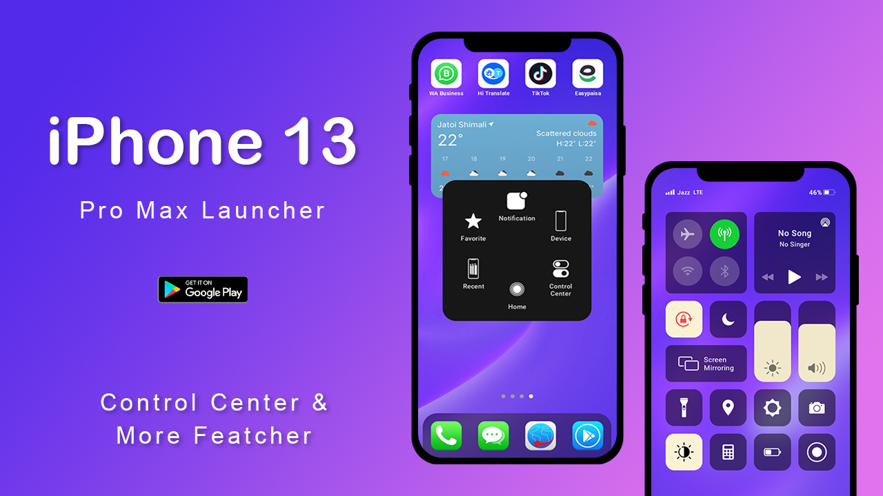 اسکرین شات 4 برنامه iphone 13 Pro Max Launcher