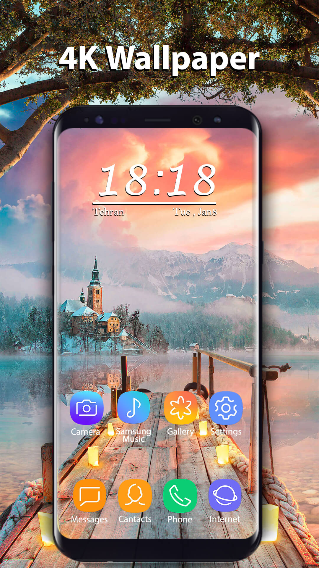 اسکرین شات 10 برنامه 4K Wallpaper