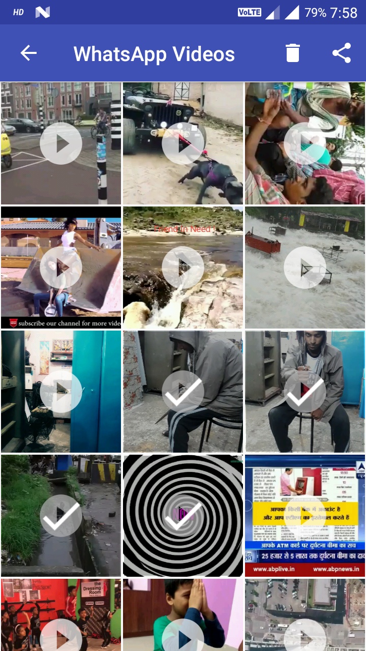 اسکرین شات 3 برنامه پاک کن واتساپ (حذف فایلهای واتساپ)