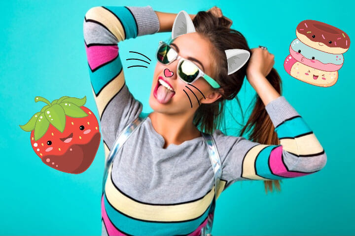 اسکرین شات 4 برنامه شکلک رو تصویر