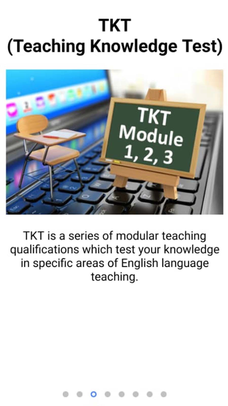 اسکرین شات 3 برنامه تربیت مدرس زبان انگلیسی