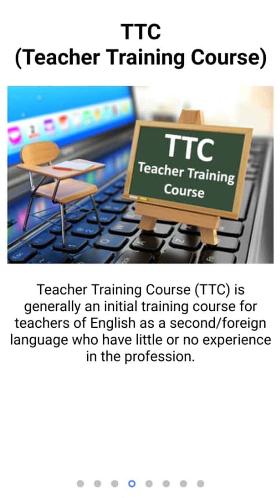 اسکرین شات 4 برنامه تربیت مدرس زبان انگلیسی