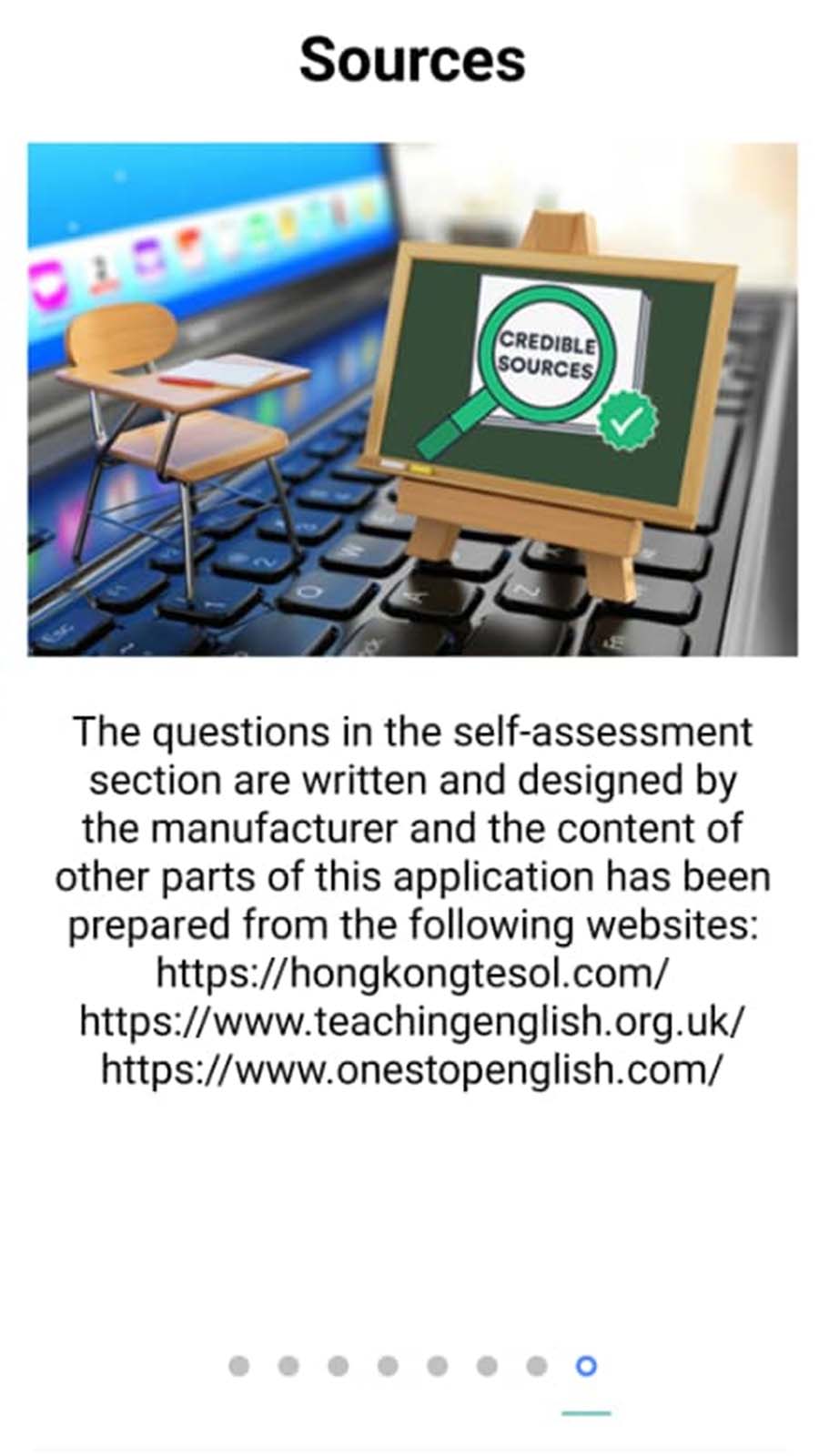 اسکرین شات 8 برنامه تربیت مدرس زبان انگلیسی