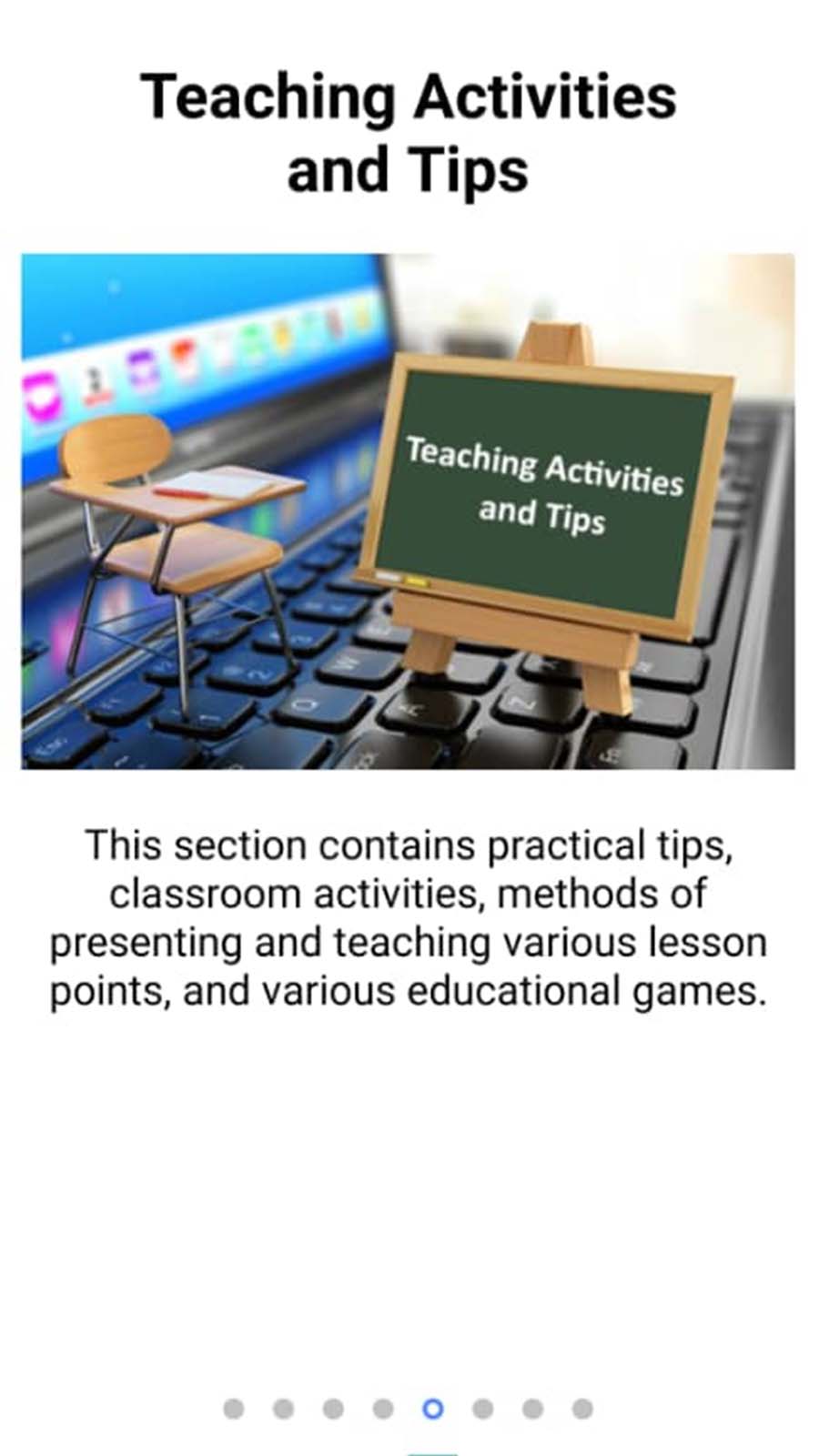 اسکرین شات 5 برنامه تربیت مدرس زبان انگلیسی