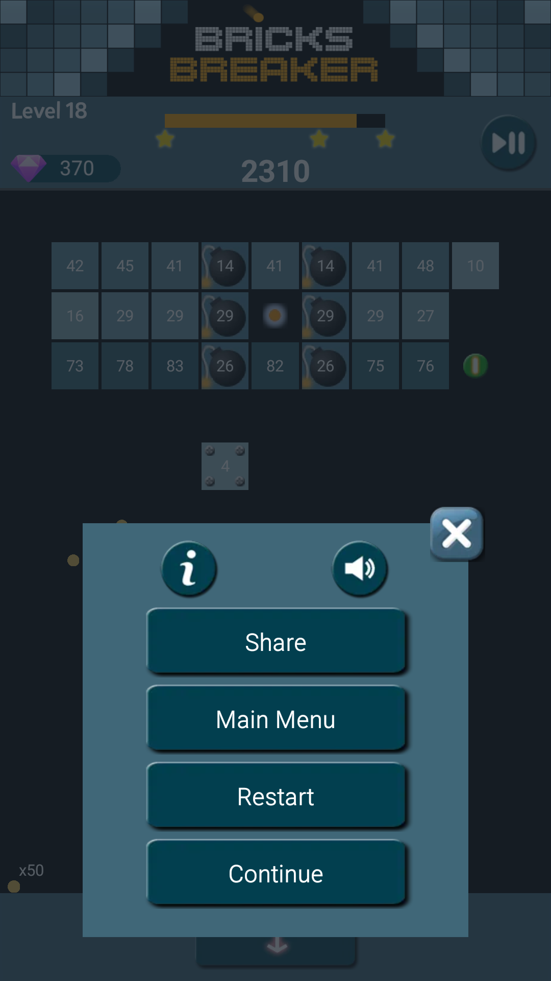 اسکرین شات 7 بازی Bricks Breaker One