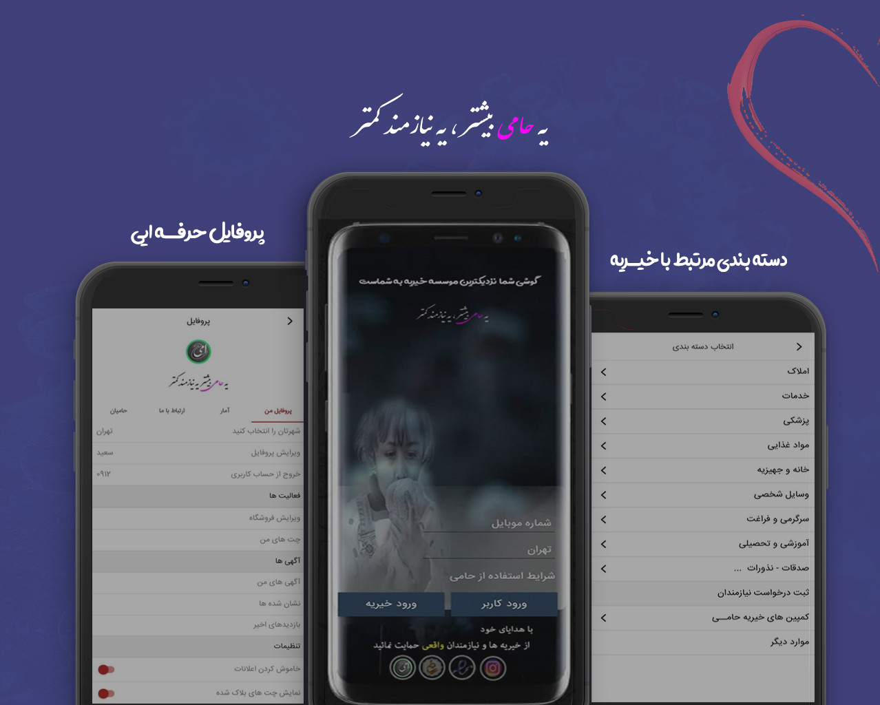 اسکرین شات 6 برنامه دیوار مهربانی حامی