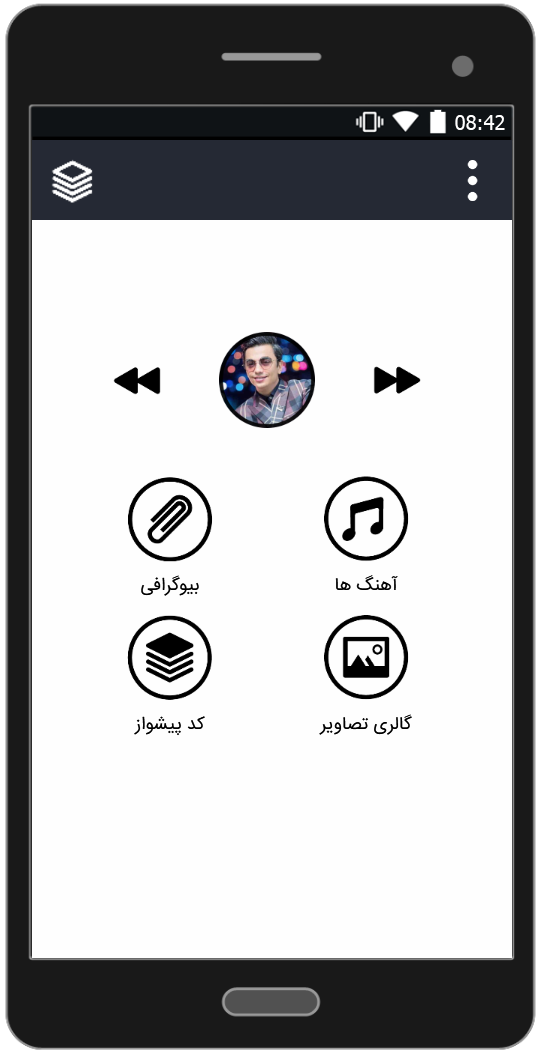 اسکرین شات 1 برنامه آهنگ های محسن ابراهیم زاده (آفلاین)