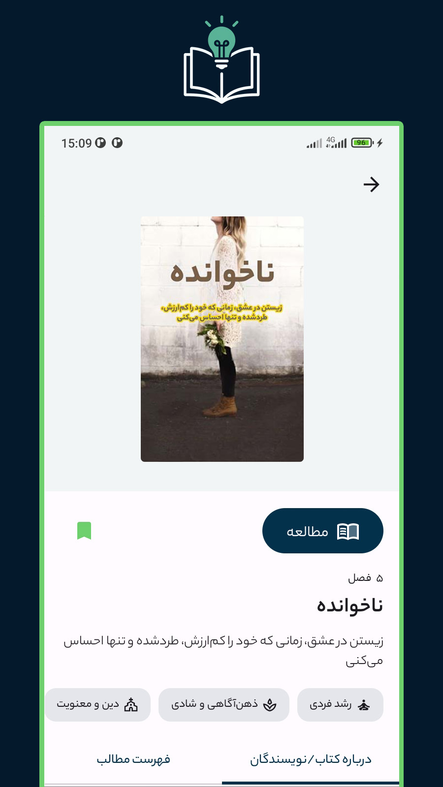 اسکرین شات 3 برنامه خلاصه ها - کتاب غیرداستانی