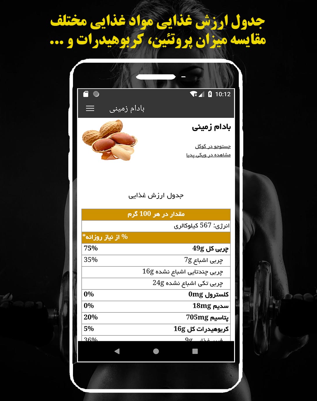 اسکرین شات 4 برنامه فیتروید (بدنسازی با gif)