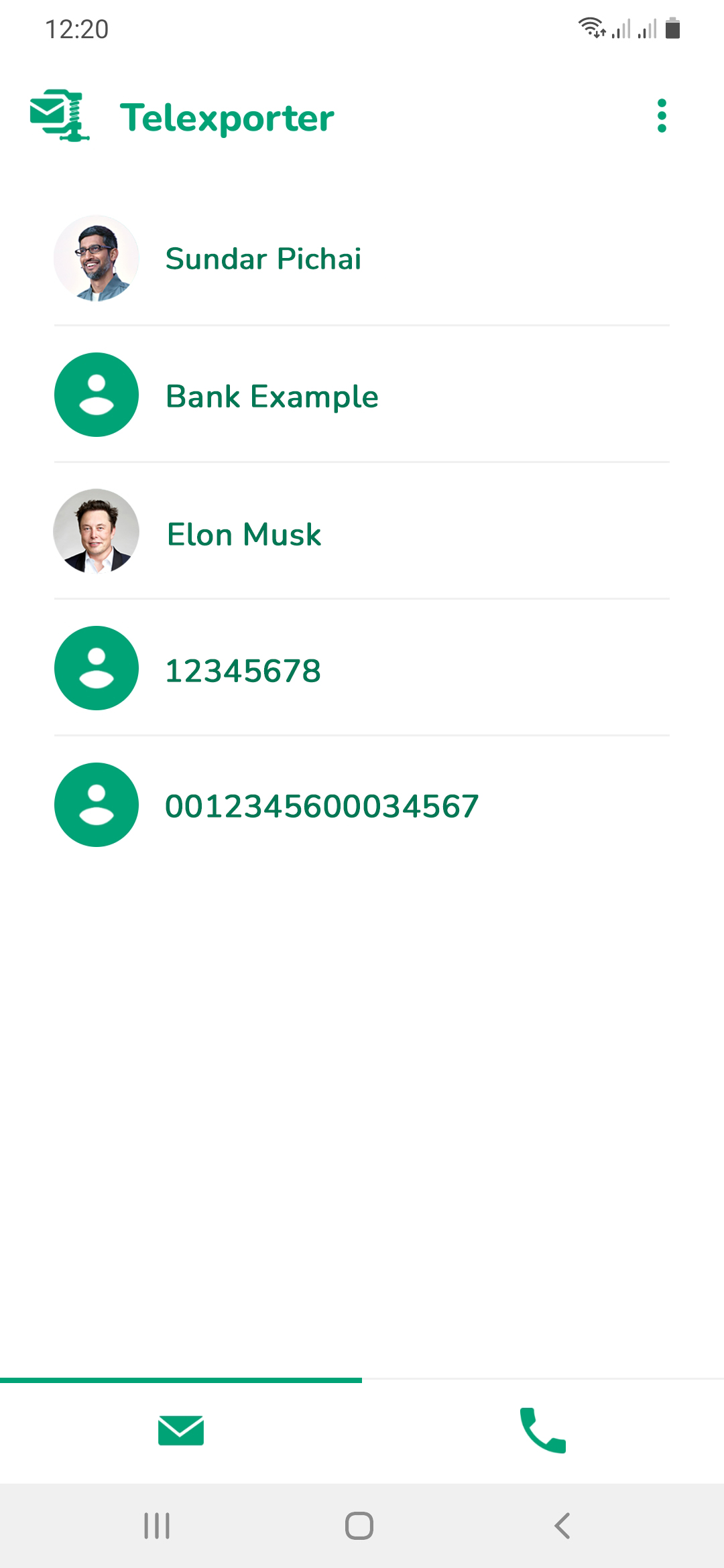 اسکرین شات 1 برنامه ‏‏‏استخراج پیامک ها و تاریخچه تماس