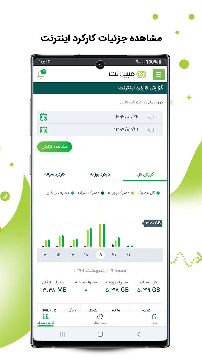 اسکرین شات 3 برنامه مبین نت