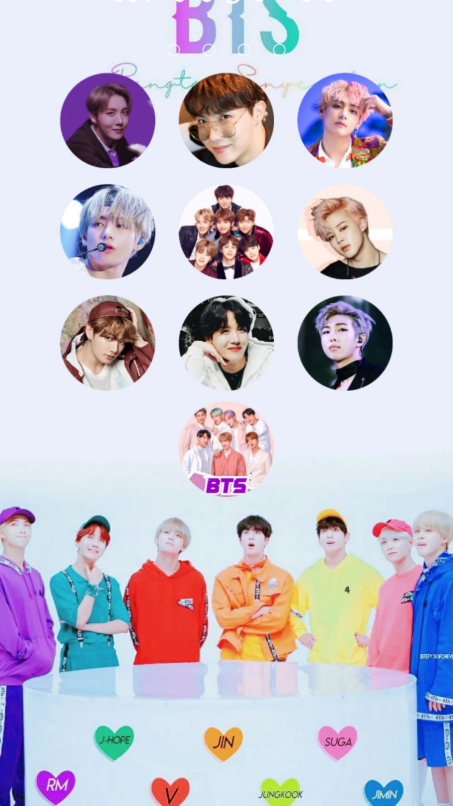 اسکرین شات 1 برنامه قفل صفحه بی تی اس-BTS