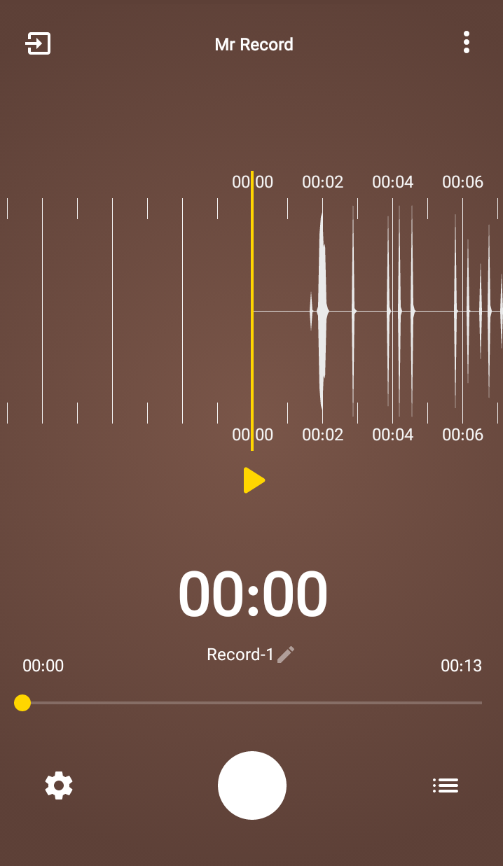 اسکرین شات 1 برنامه ضبط صدا