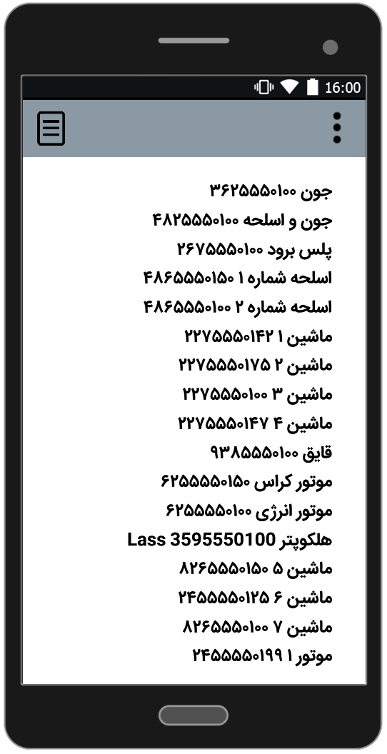 اسکرین شات برنامه رمزهای کامل جی تی ای 3