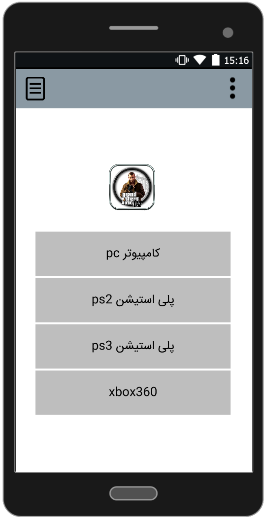 اسکرین شات برنامه رمز های جی تی ای IV 1