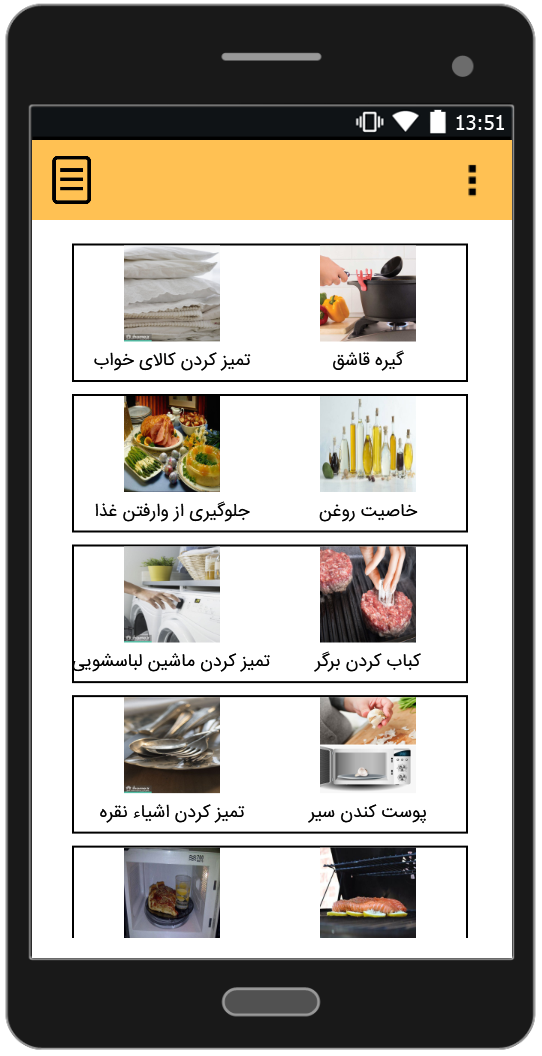 اسکرین شات 7 برنامه ترفندهای خانه داری