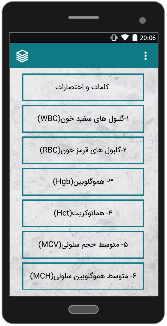 اسکرین شات 3 برنامه تفسیر جواب آزمایش