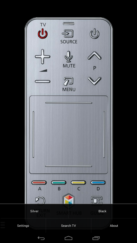 اسکرین شات 1 برنامه Touchpad remote for Samsung TV