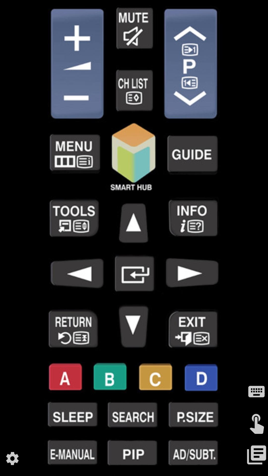 اسکرین شات 3 برنامه TV (Samsung) Remote Control