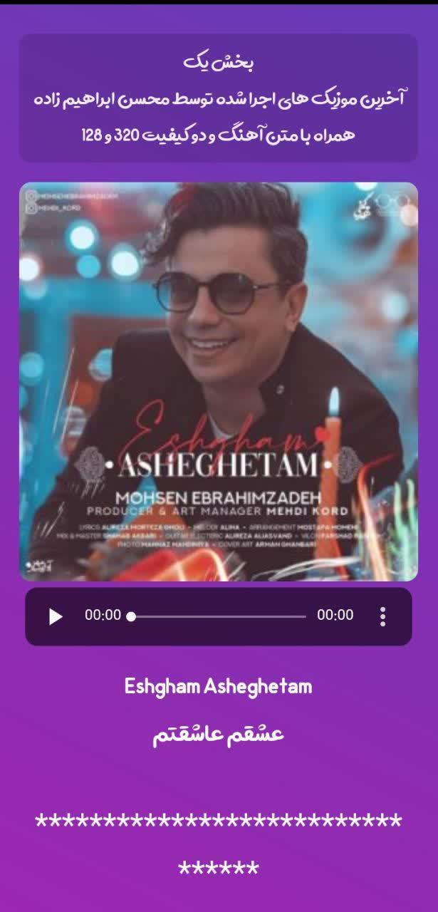 اسکرین شات 3 برنامه اهنگ های محسن ابراهیم زاده ( غیر رسمی )