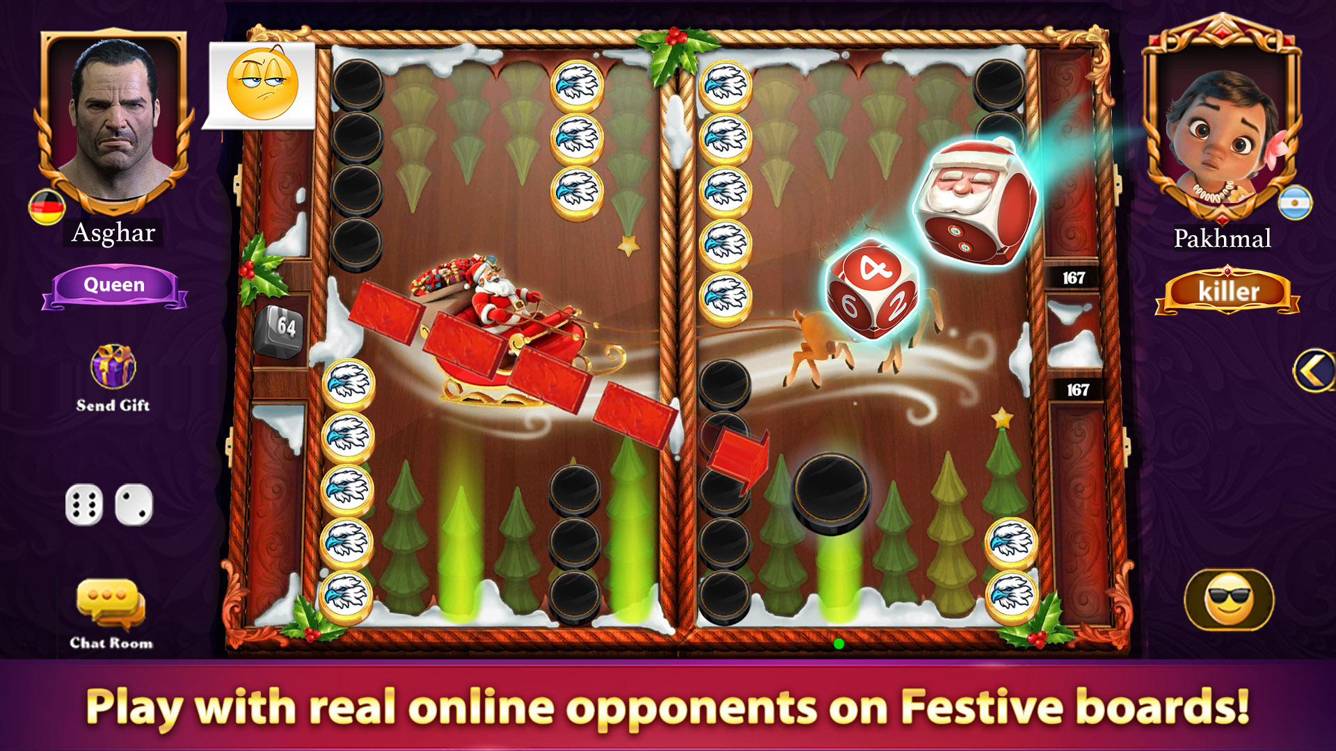 اسکرین شات 2 بازی Cafe Backgammon: Board Game