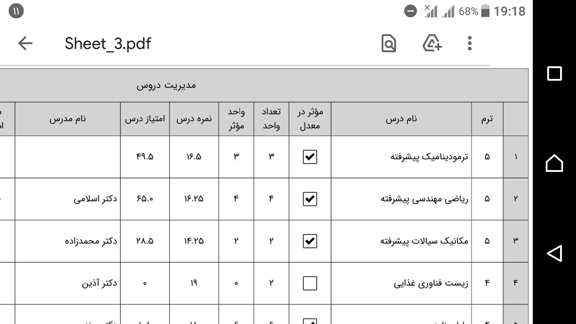 اسکرین شات 10 برنامه ‏کارنامه