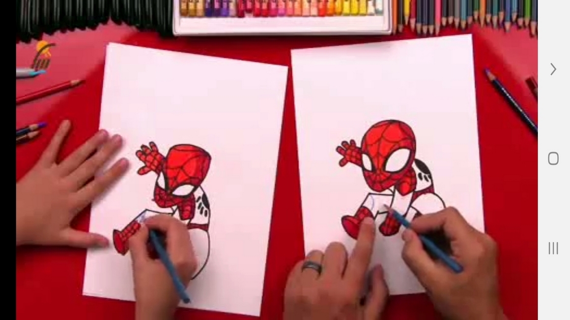 اسکرین شات 6 برنامه آموزش نقاشی شخصیت های کارتونی