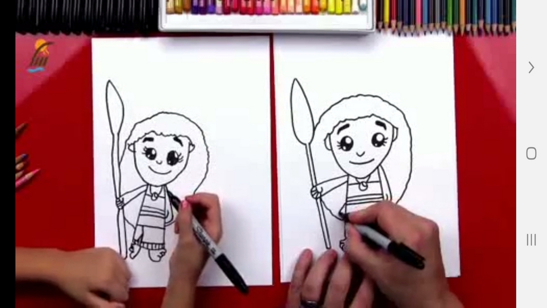 اسکرین شات 4 برنامه آموزش نقاشی شخصیت های کارتونی