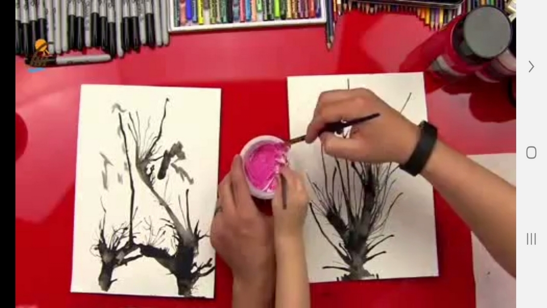 اسکرین شات 12 برنامه ‏آموزش نقاشی و کاردستی گل به کودکان