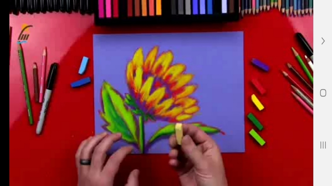 اسکرین شات 7 برنامه ‏آموزش نقاشی و کاردستی گل به کودکان