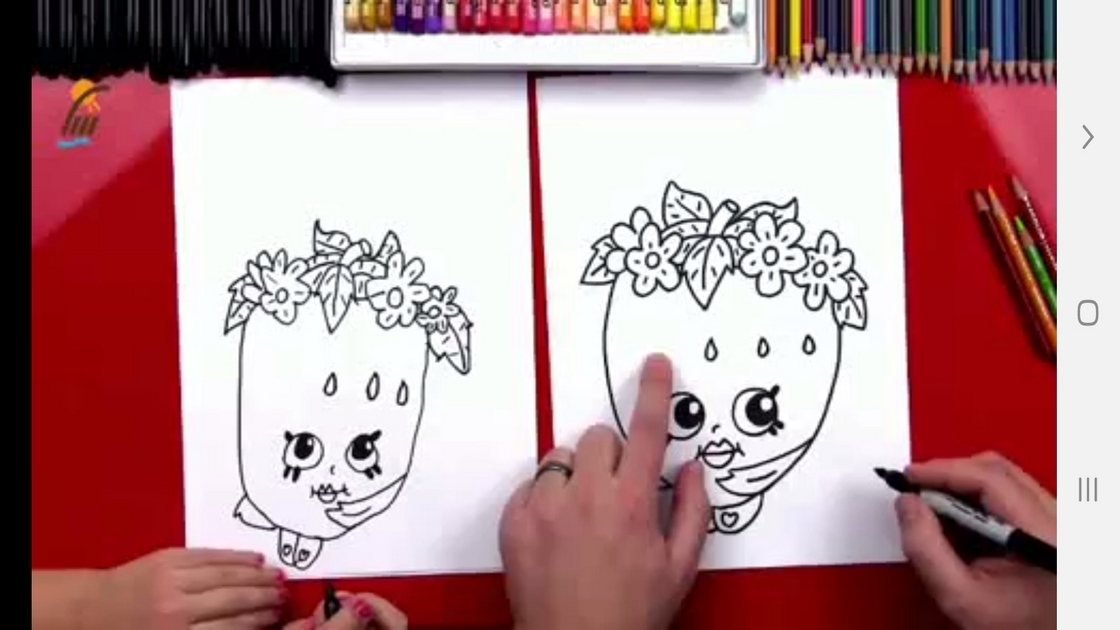 اسکرین شات 9 برنامه ‏آموزش نقاشی خوردنی ها به کودکان