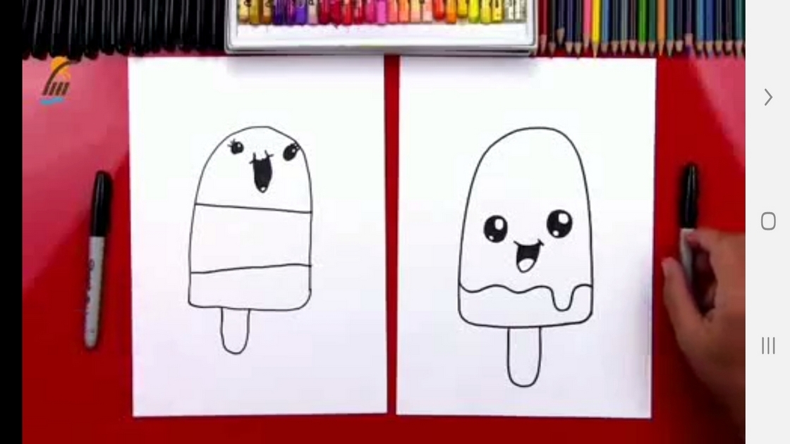 اسکرین شات 5 برنامه ‏آموزش نقاشی خوردنی ها به کودکان