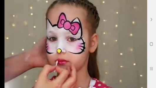 اسکرین شات 2 برنامه آموزش نقاشی روی صورت