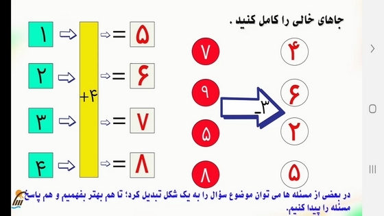 اسکرین شات 4 برنامه آموزش ریاضی دوم دبستان