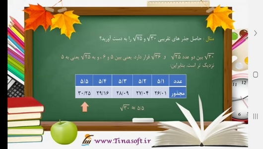 اسکرین شات 7 برنامه آموزش ریاضی پایه هفتم
