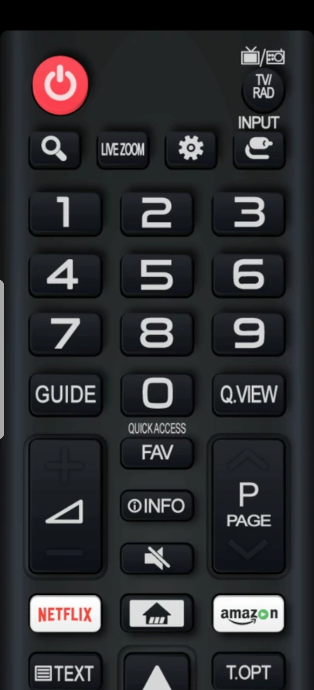 اسکرین شات 1 برنامه TV Remote Control for LG TV