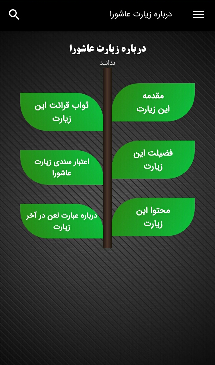 اسکرین شات 4 برنامه زیارت عاشورا