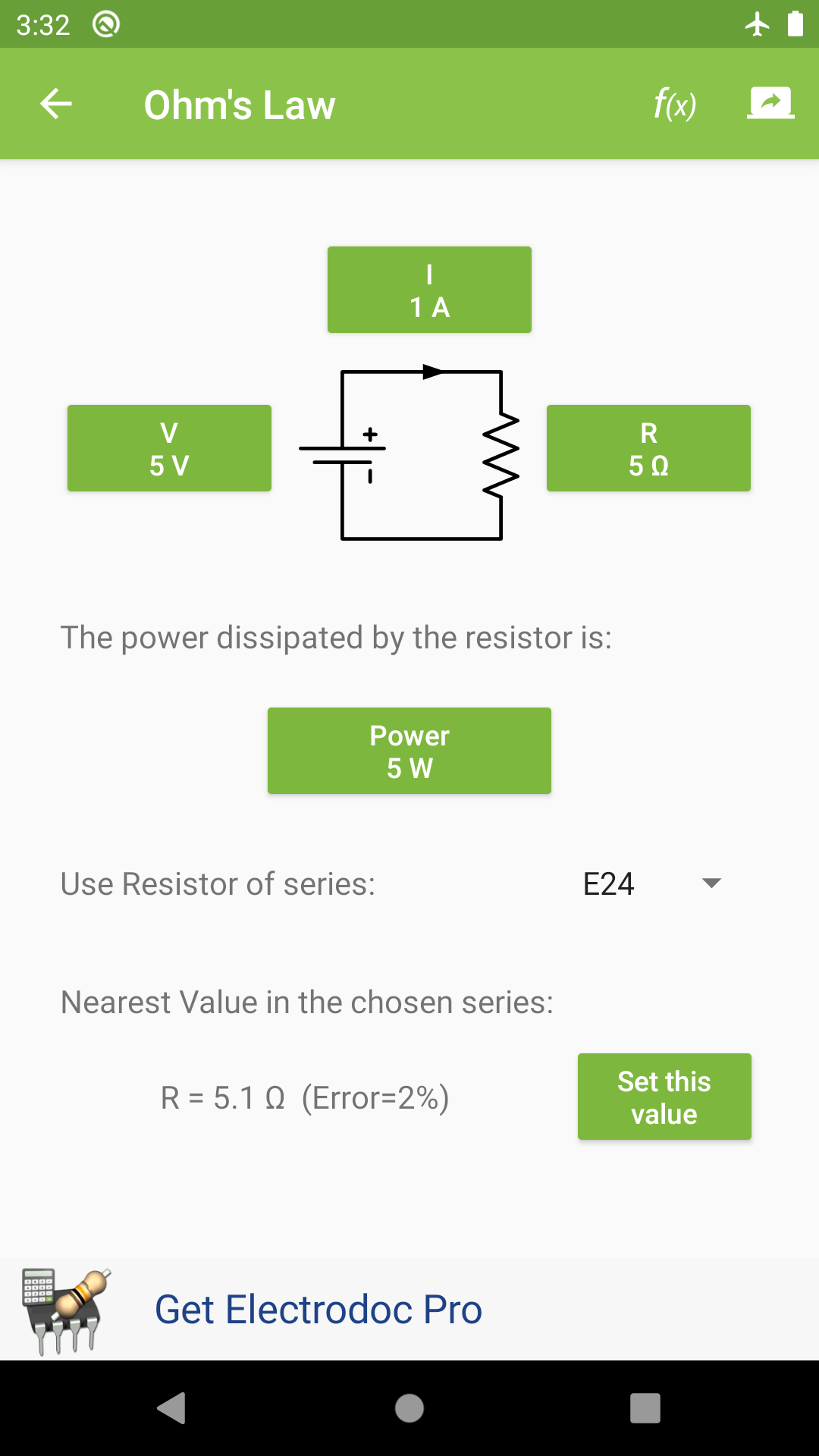 اسکرین شات 4 برنامه Electrodoc - electronics tools