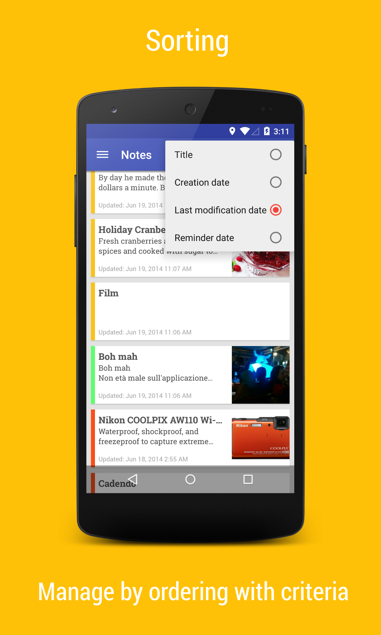 اسکرین شات 3 برنامه Omni Notes