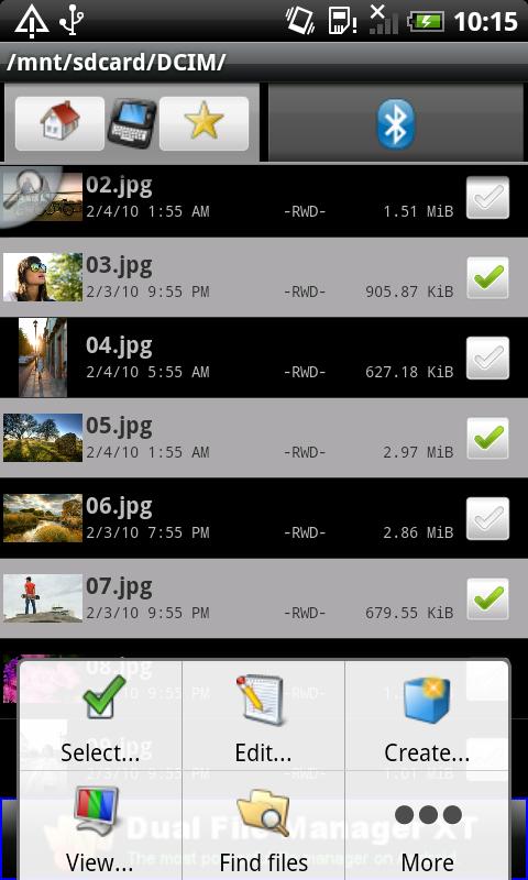 اسکرین شات 1 برنامه Bluetooth File Transfer