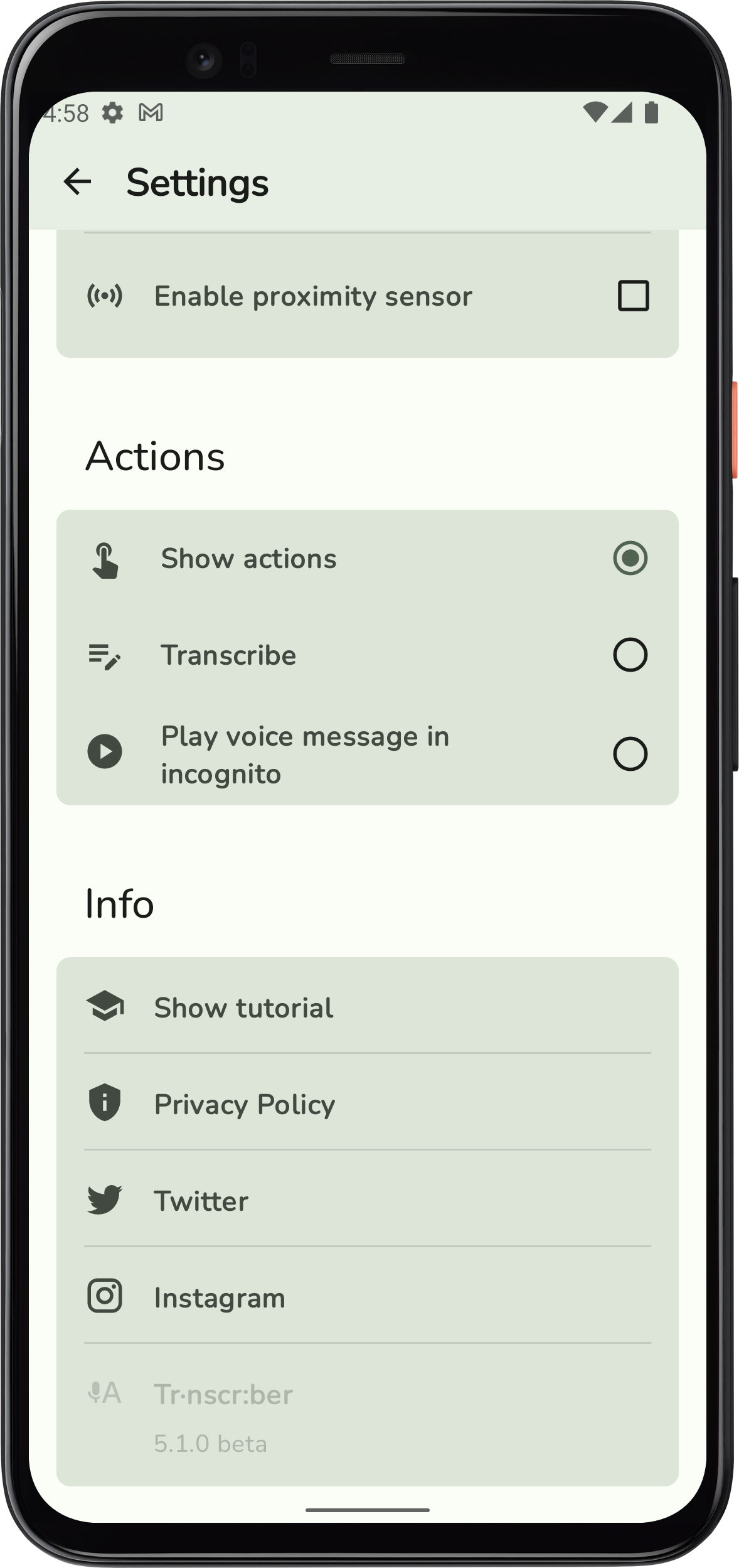 اسکرین شات 7 برنامه Transcriber for WhatsApp