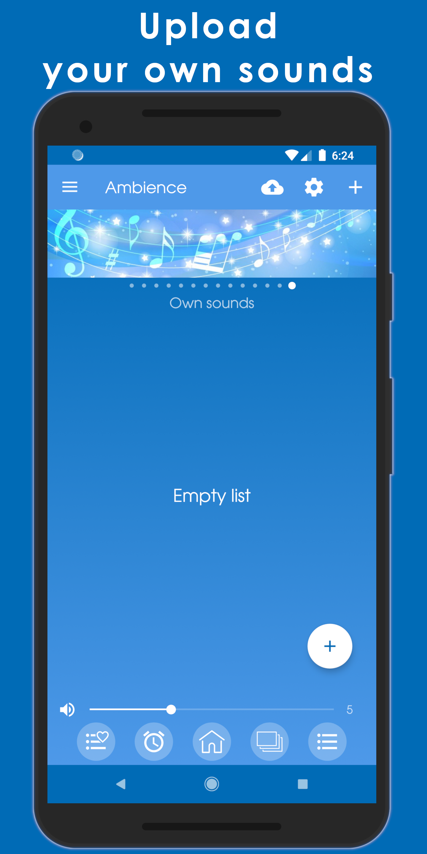 اسکرین شات 3 برنامه Ambience: sleep sounds