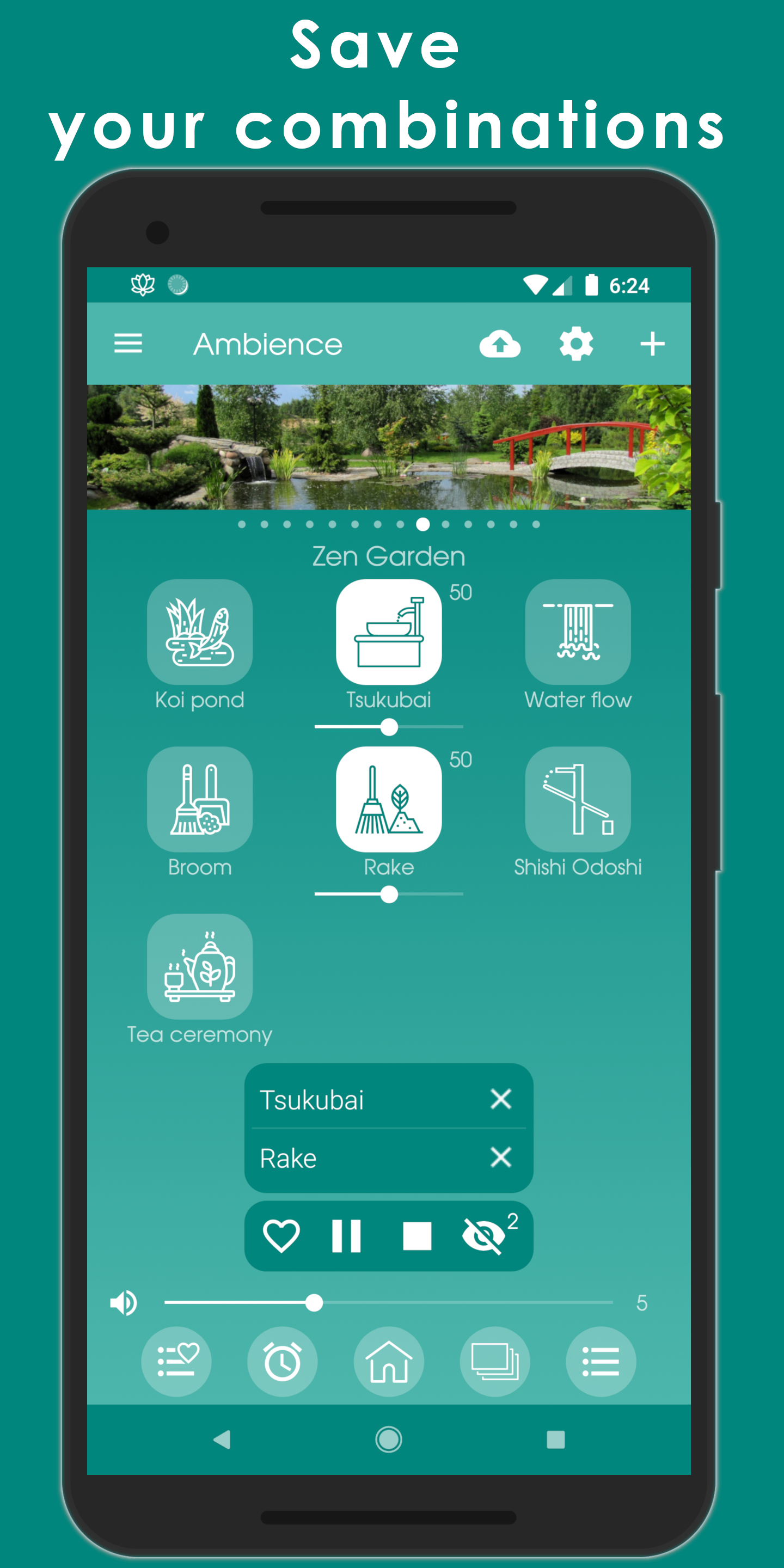 اسکرین شات 4 برنامه Ambience: sleep sounds