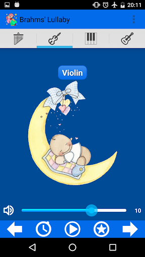 اسکرین شات 6 برنامه Brahms' Lullaby for babies