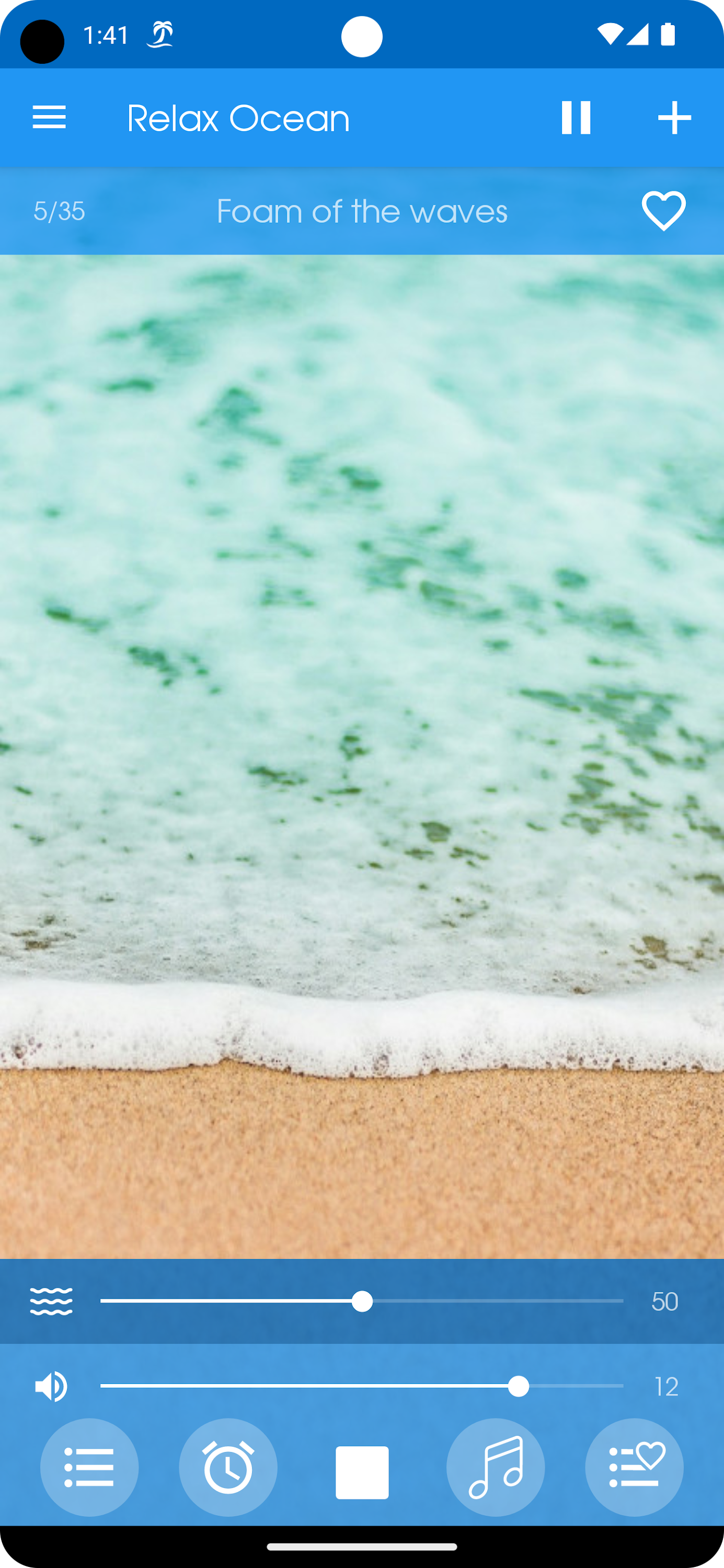 اسکرین شات 5 برنامه Relax Ocean: sleep sounds