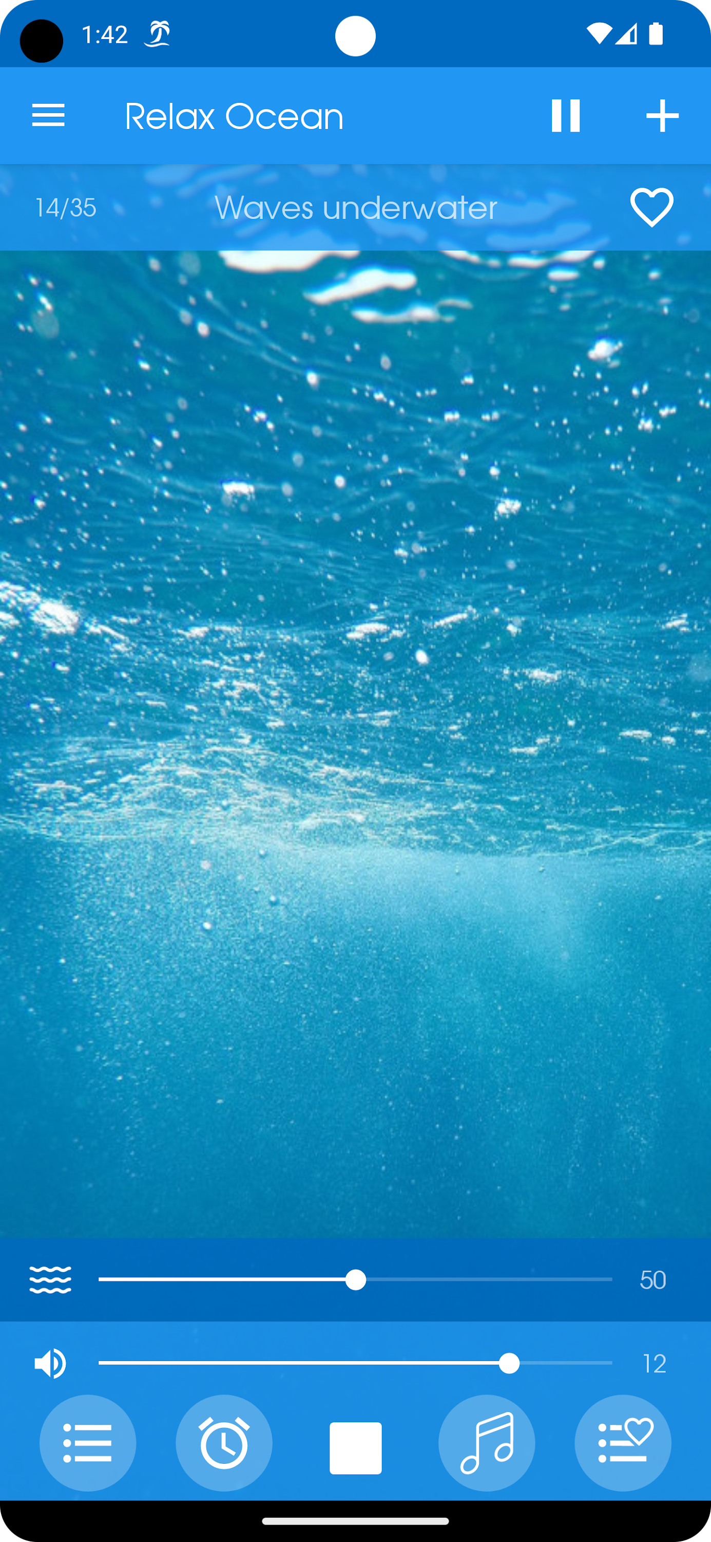 اسکرین شات 6 برنامه Relax Ocean: sleep sounds