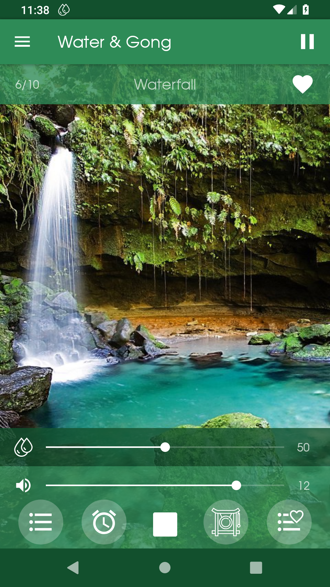 اسکرین شات 2 برنامه Relax Water: sleep, meditation