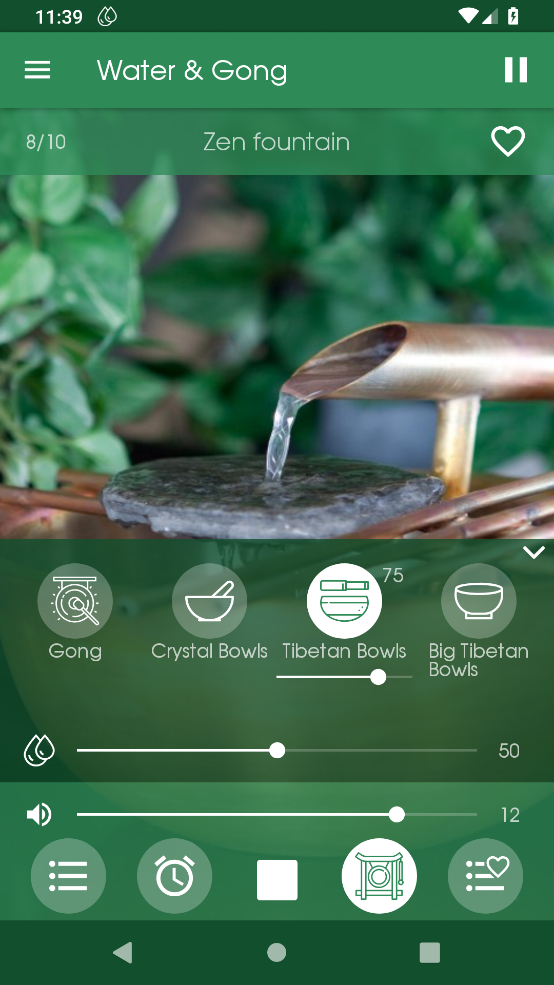 اسکرین شات 3 برنامه Relax Water: sleep, meditation